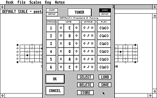 Guitar Reference (The) atari screenshot